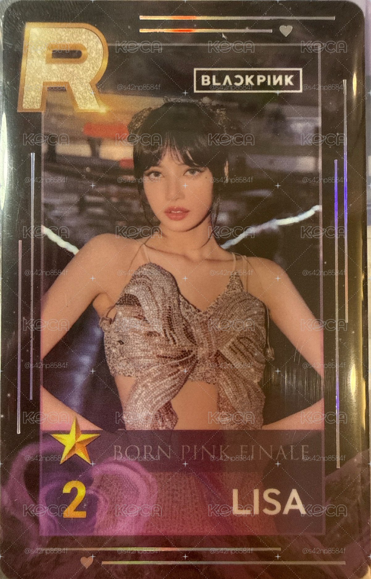 SSY 遊戲卡 bornpink首爾安可場 Lisa