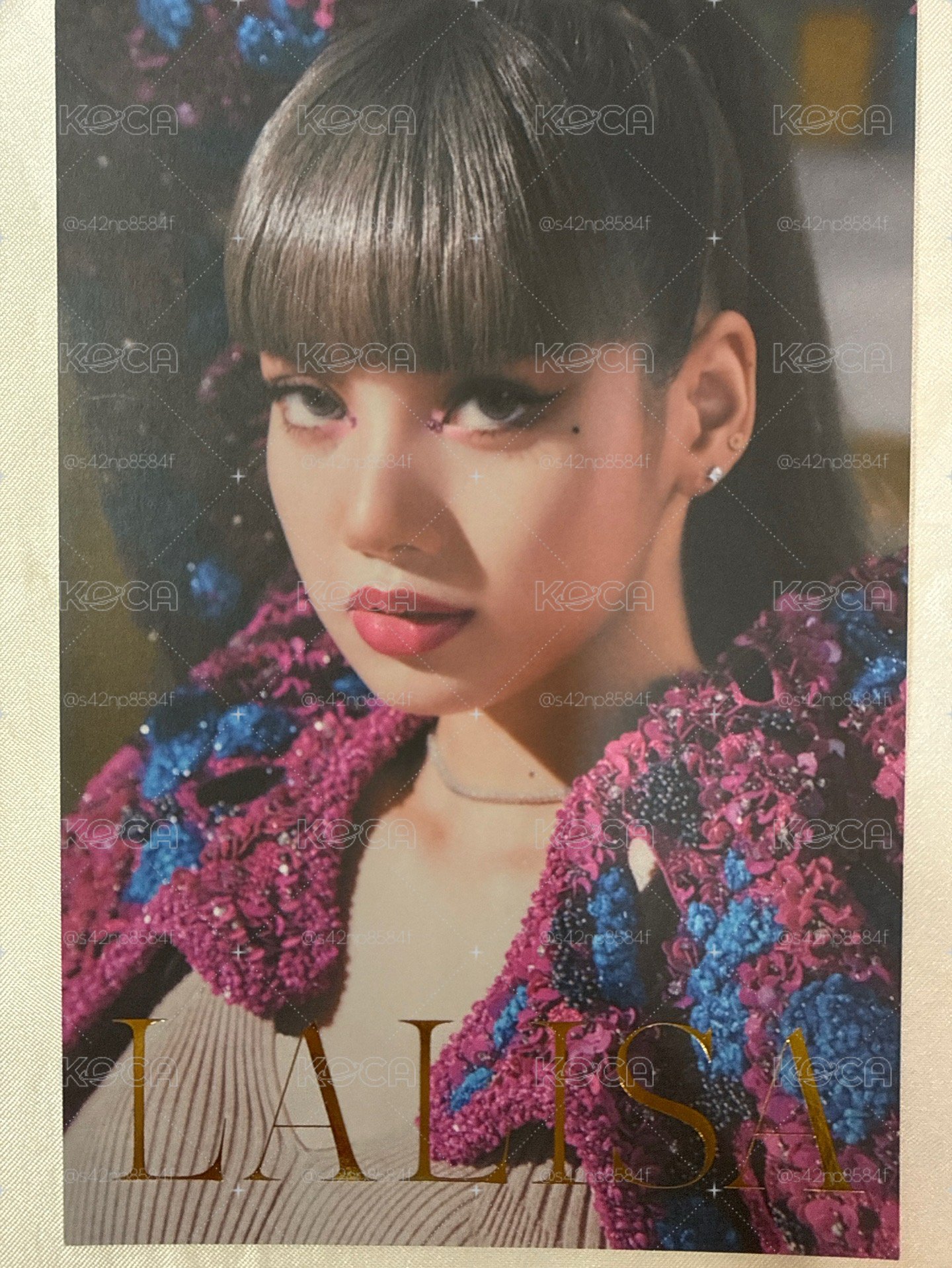 LALISA yg 特別版寫真 明信片 