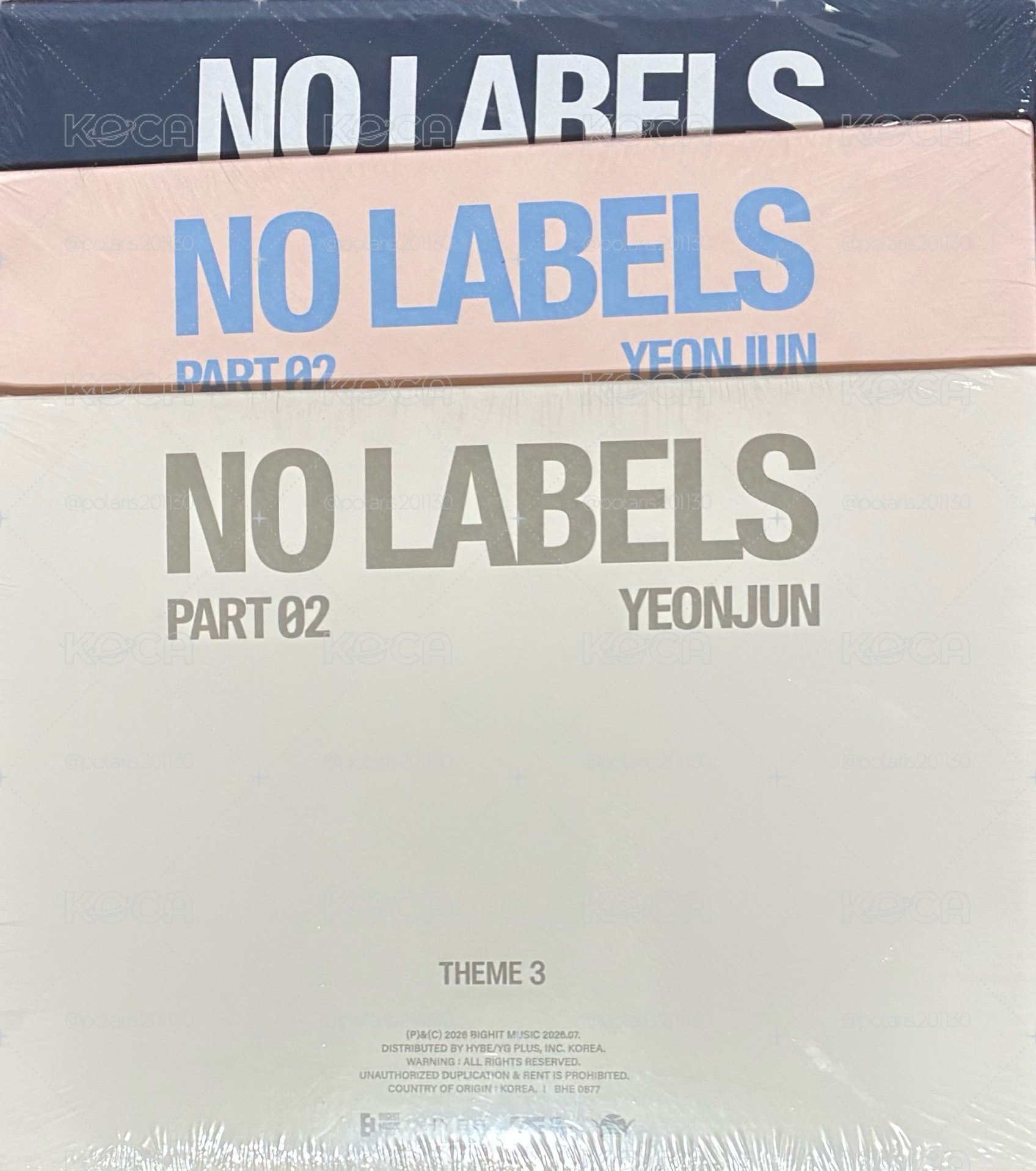 NO LABELS PART2未拆一套