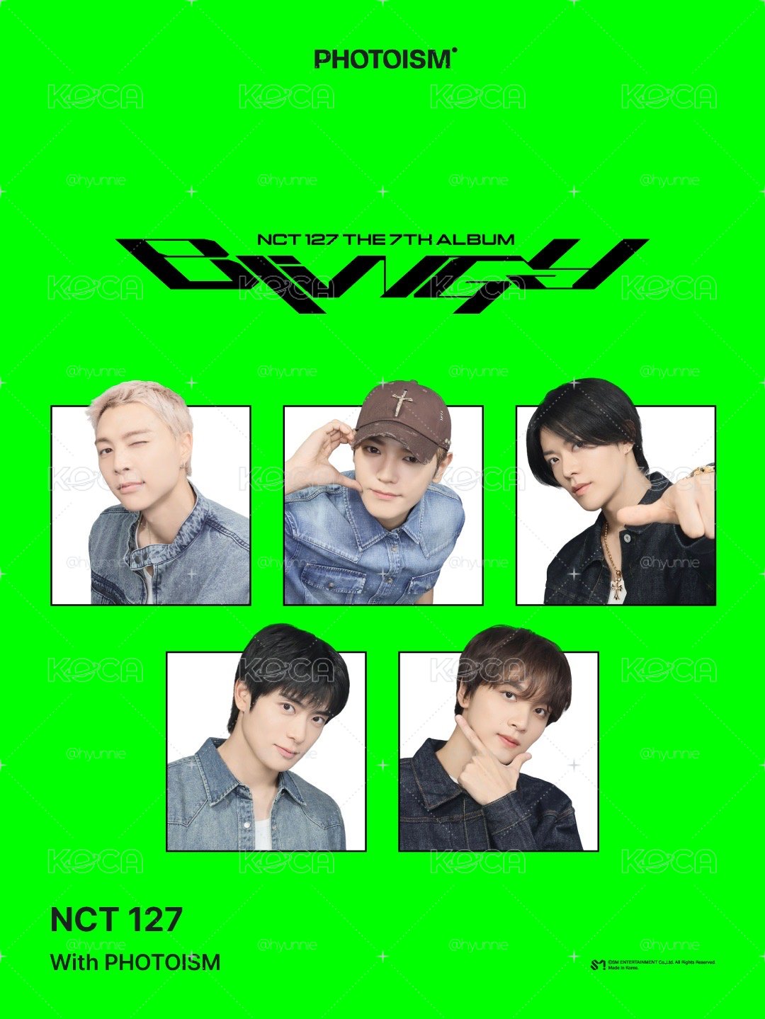 PHOTOISM X NCT127 人生四格空拍代印 📸