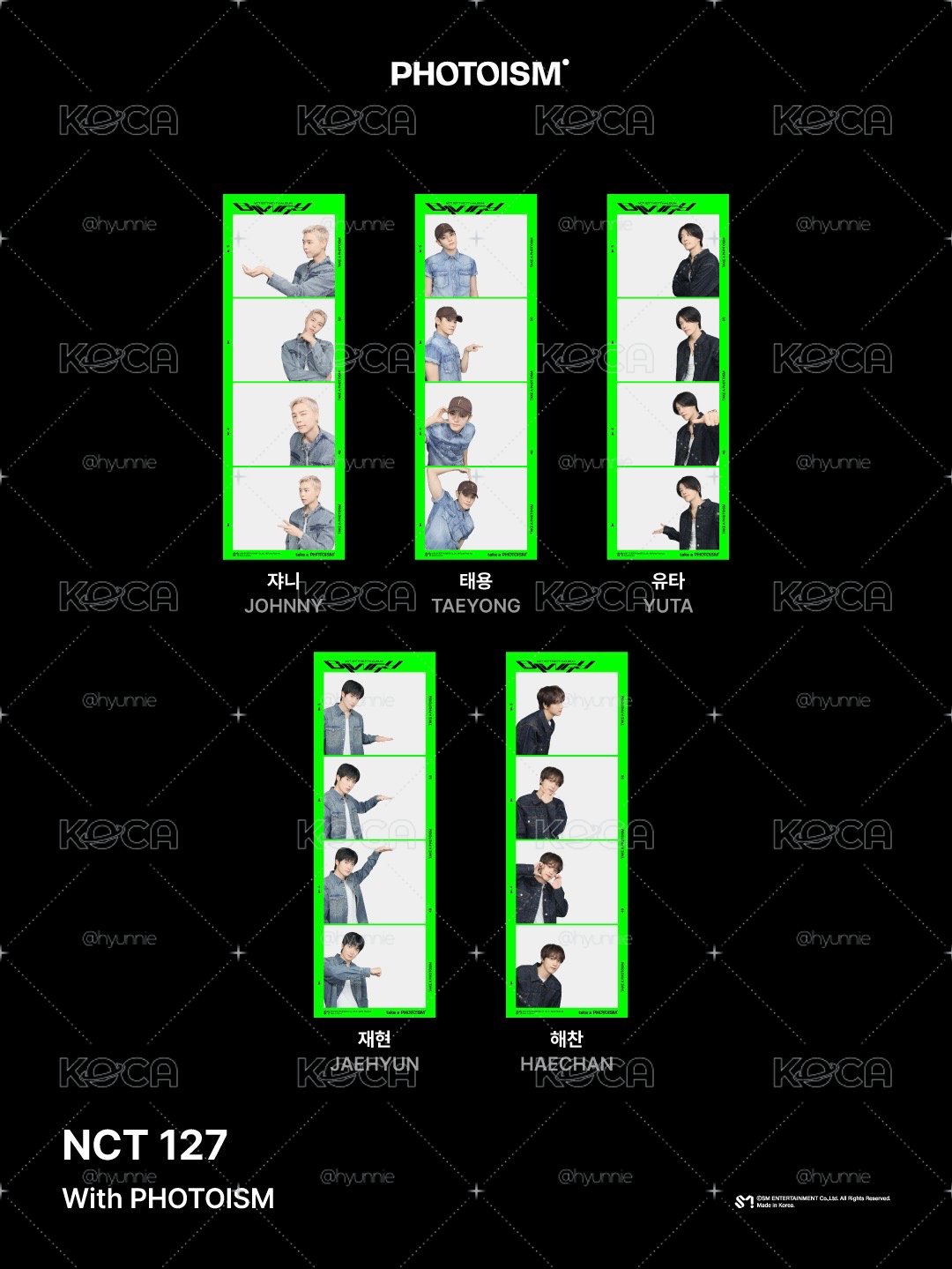PHOTOISM X NCT127 人生四格空拍代印 📸