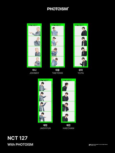 PHOTOISM X NCT127 人生四格空拍代印 📸