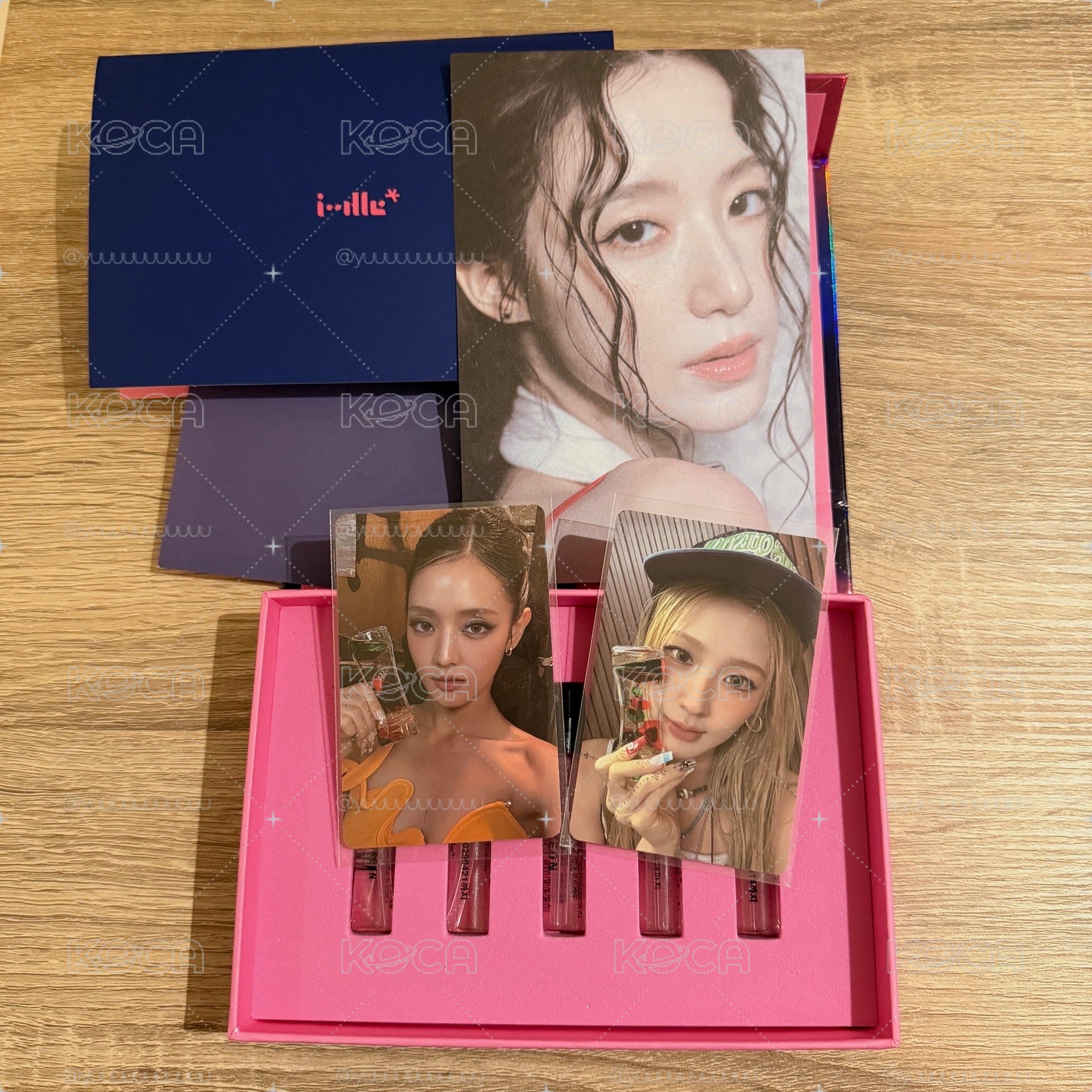 i-dle 迷九香水專全專+海報 不折疊寄出