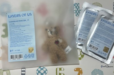 TXT展 LAYERS OF US 小熊 專輯吊飾