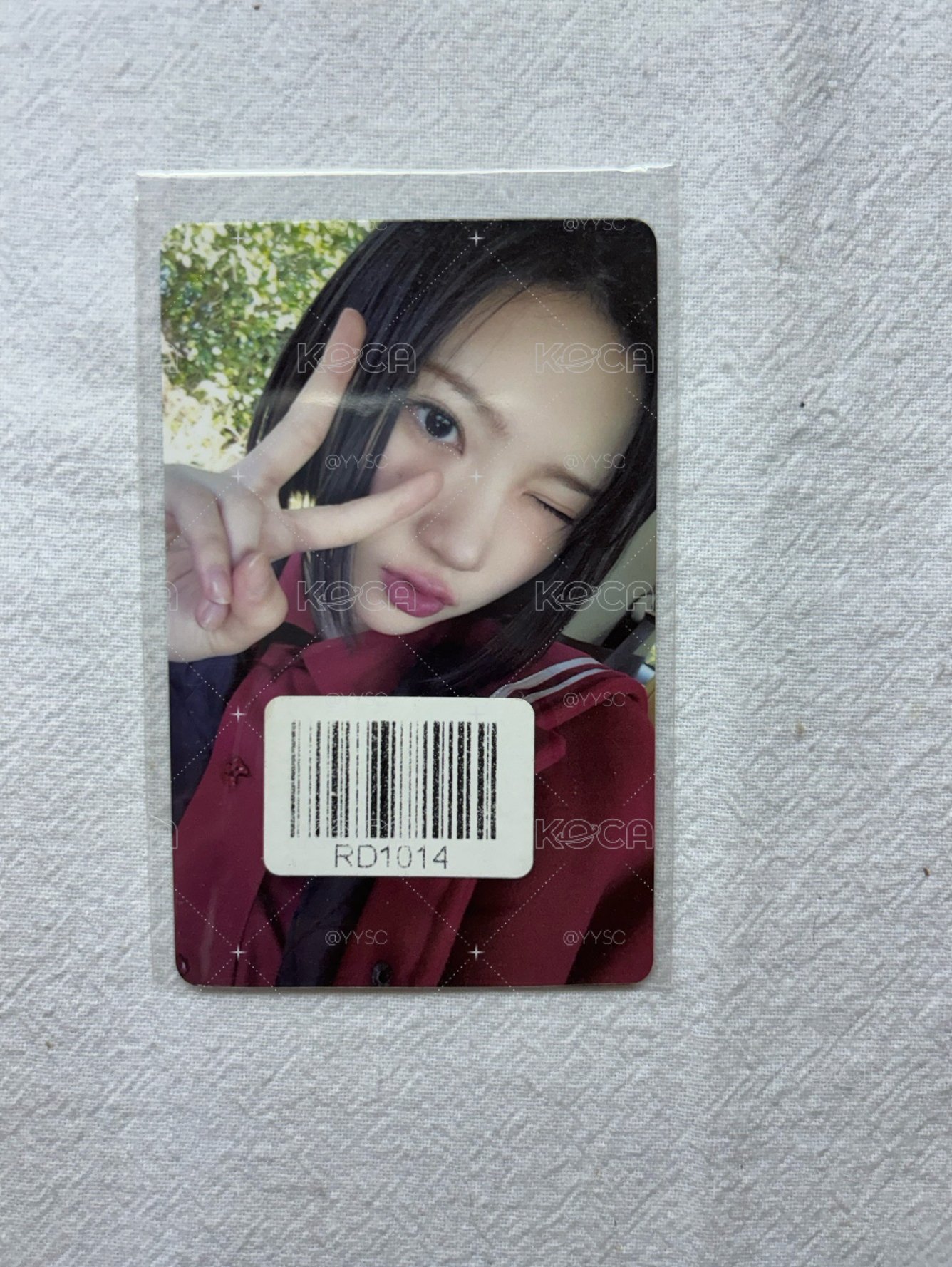 Jiwoo 中文卡背 單一 kms 特典卡 PB ver.