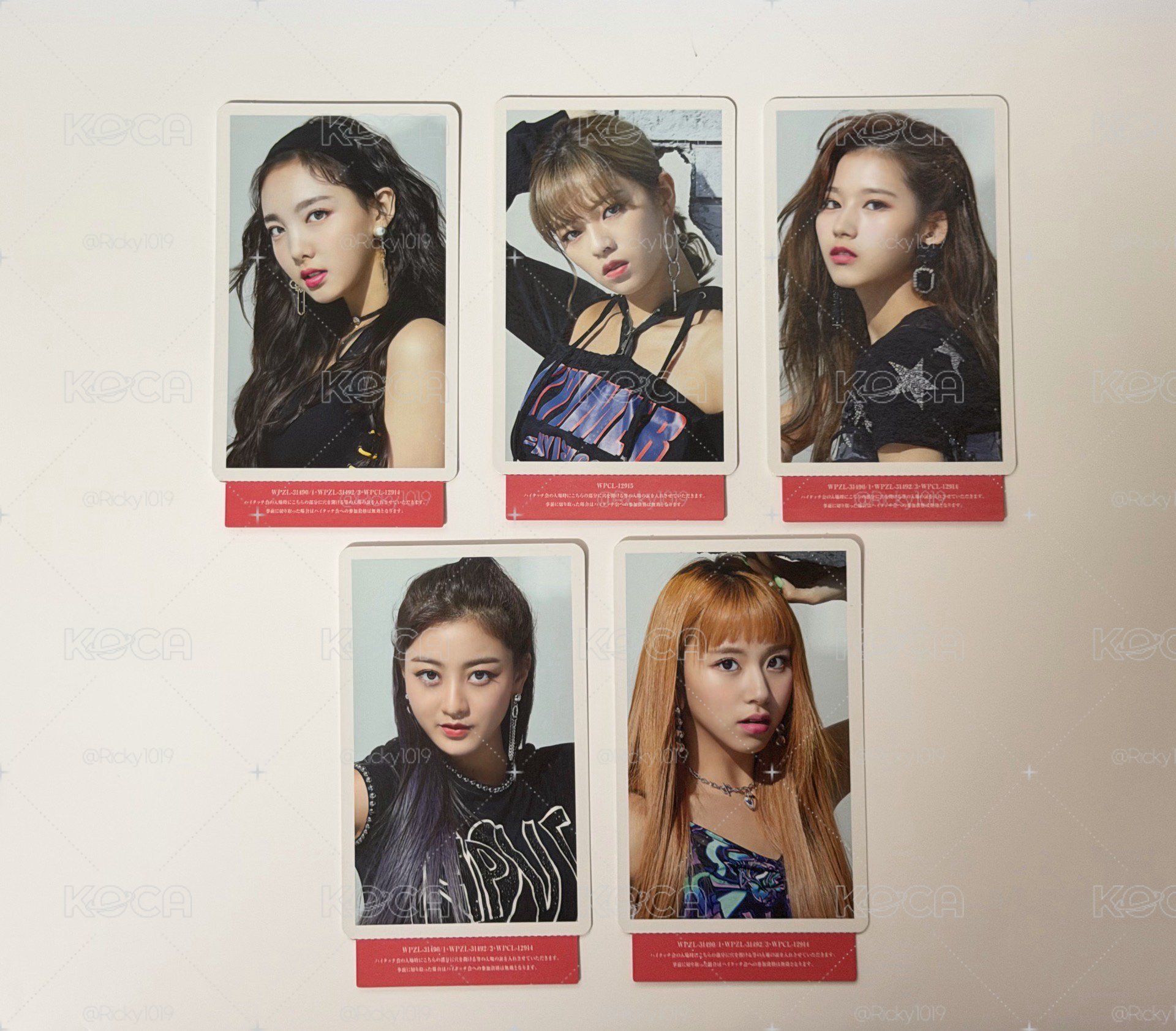 TWICE 日專 BDZ 拍手卡