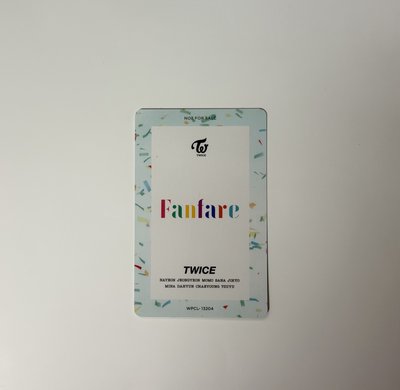 TWICE 日單 Fanfare 會員版拍手卡 娜璉