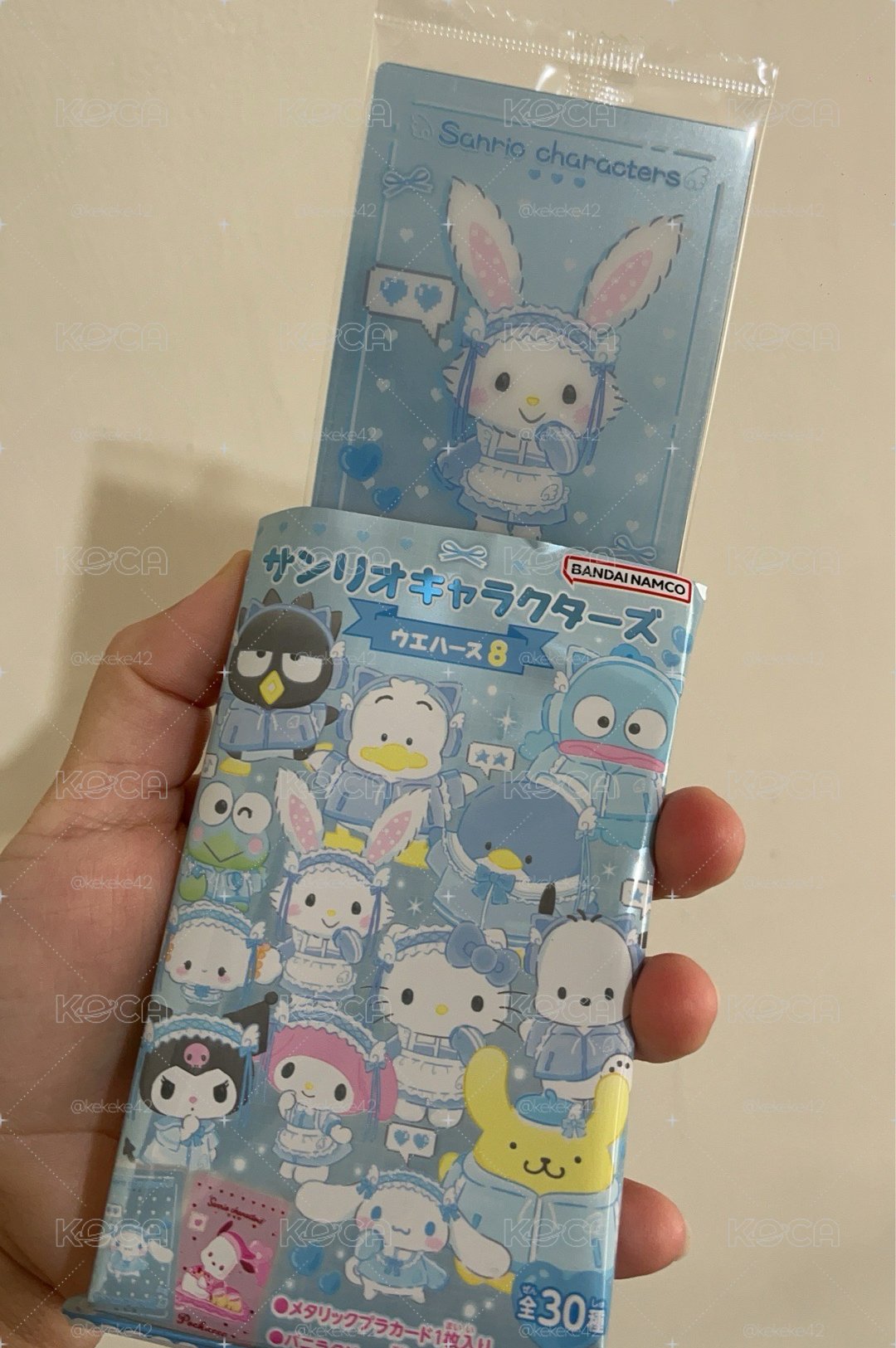 三麗鷗 許願兔 萬代 小卡