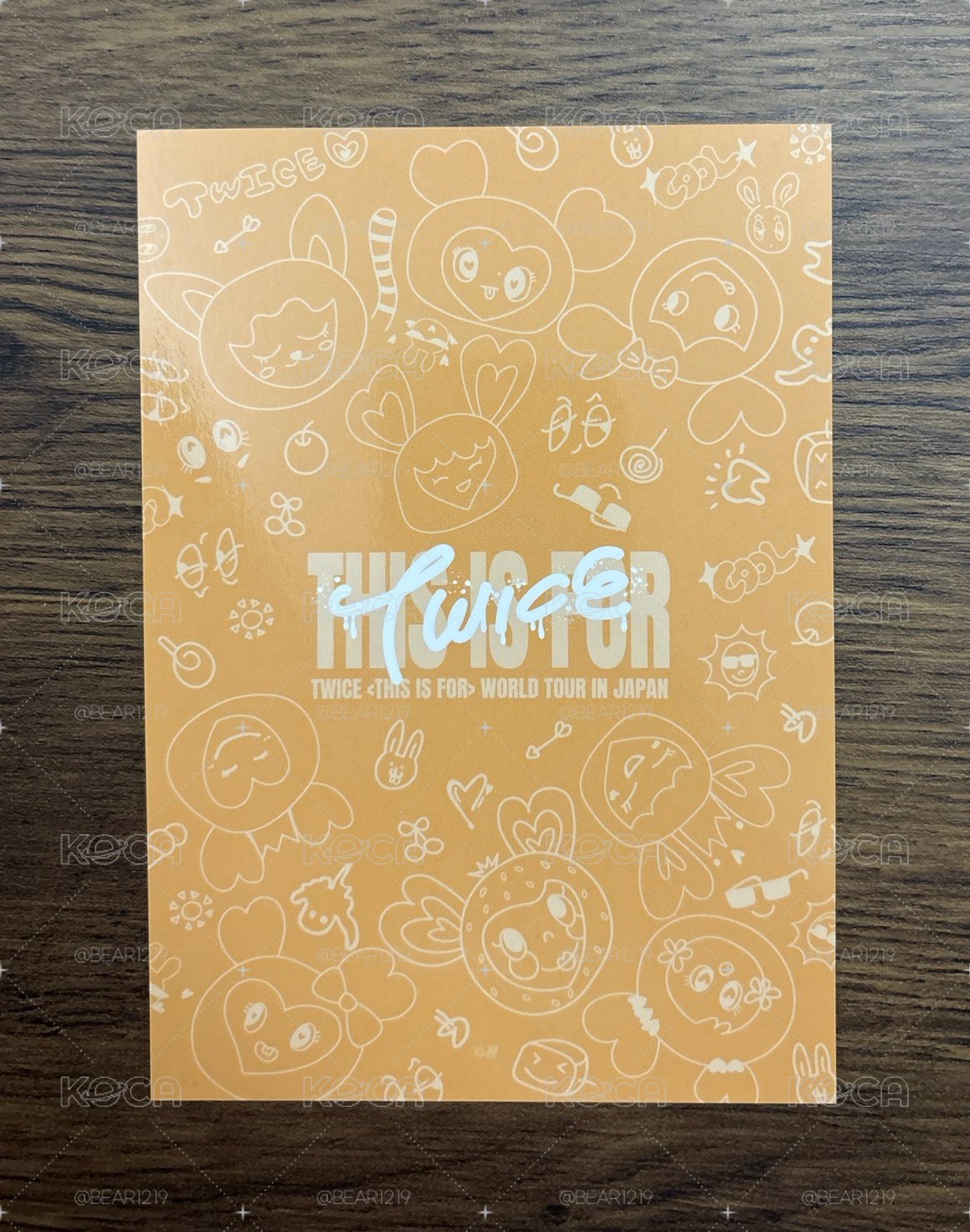 志效🧡六巡 JYP JAPAN 生寫真 現場大卡