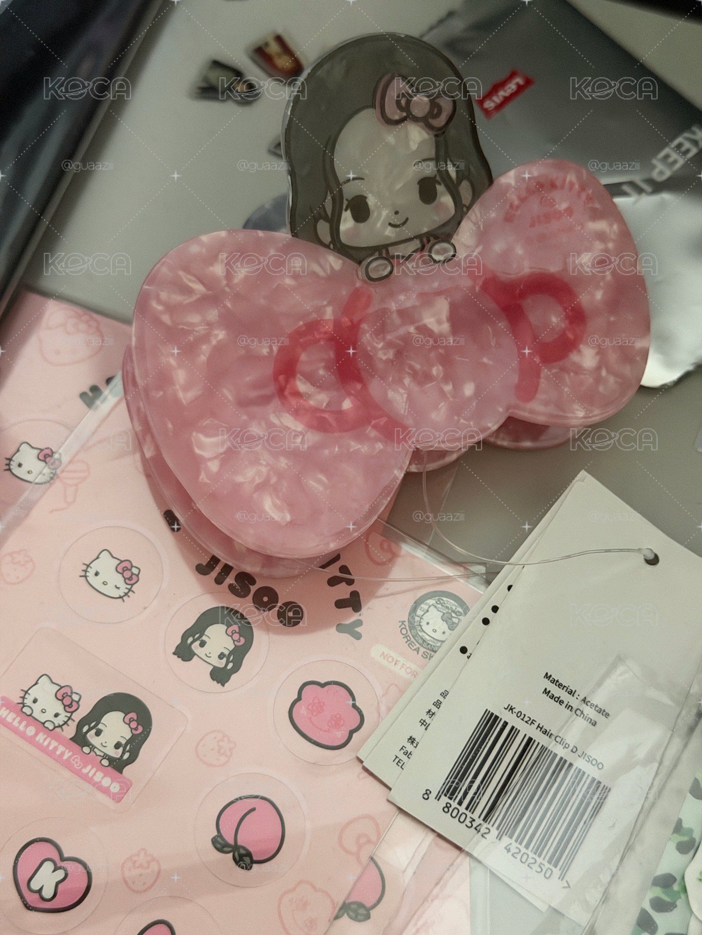 jisoo髮夾 （送貼紙！