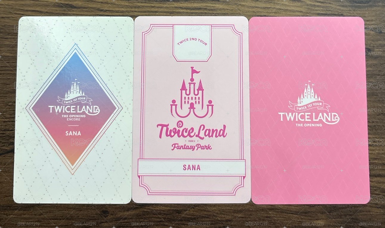 SANA💜演唱會DVD小卡