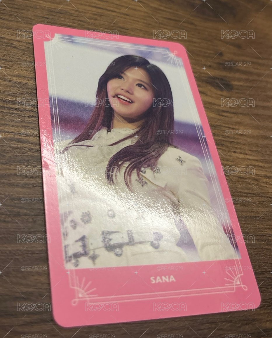 SANA💜演唱會DVD小卡