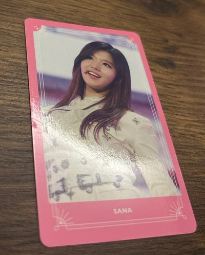 SANA💜演唱會DVD小卡