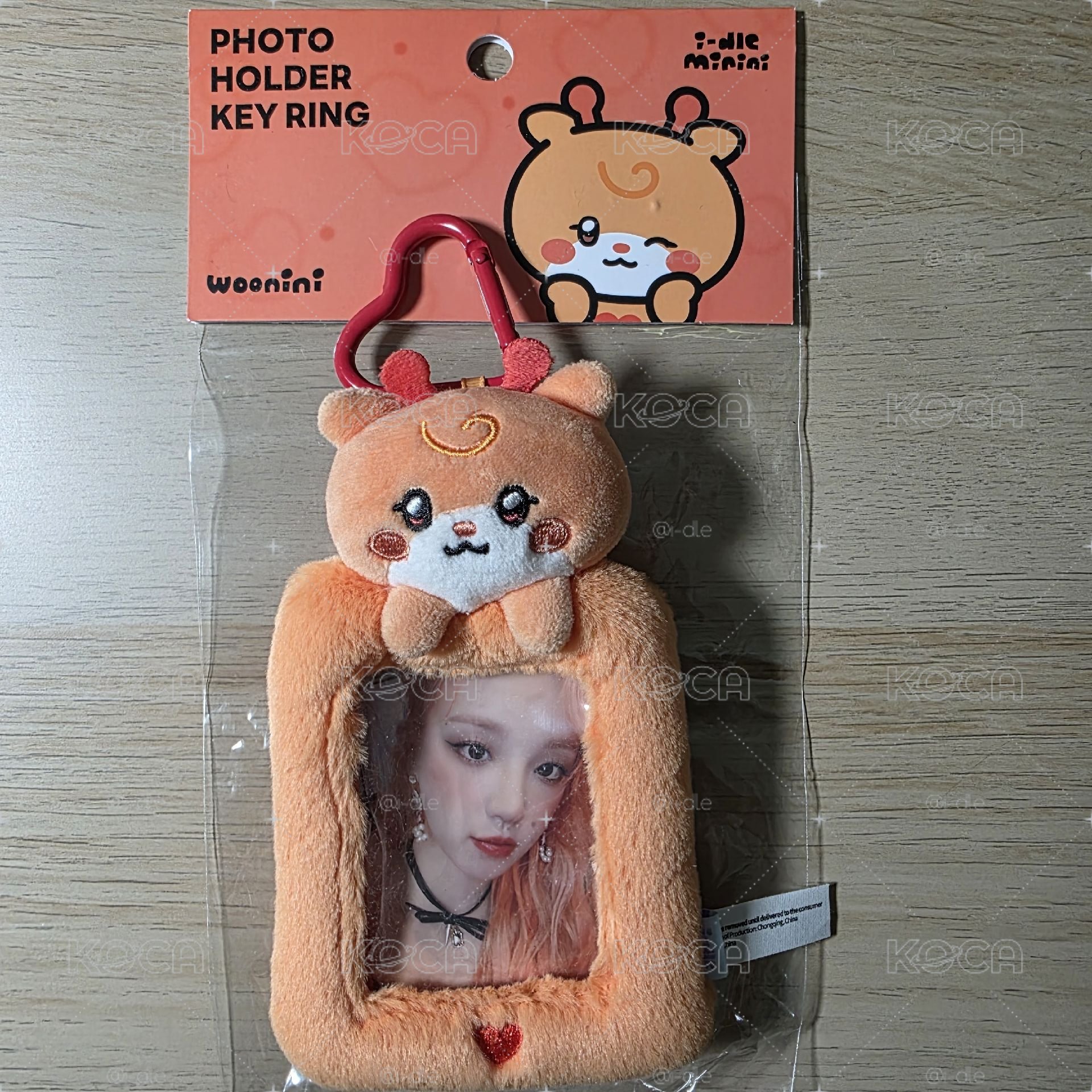 雨琦woonini毛絨卡套贈小卡 二手品