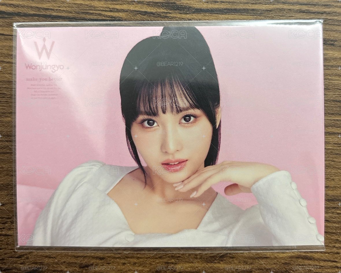 MOMO🩷Wonjungyo 代言卡