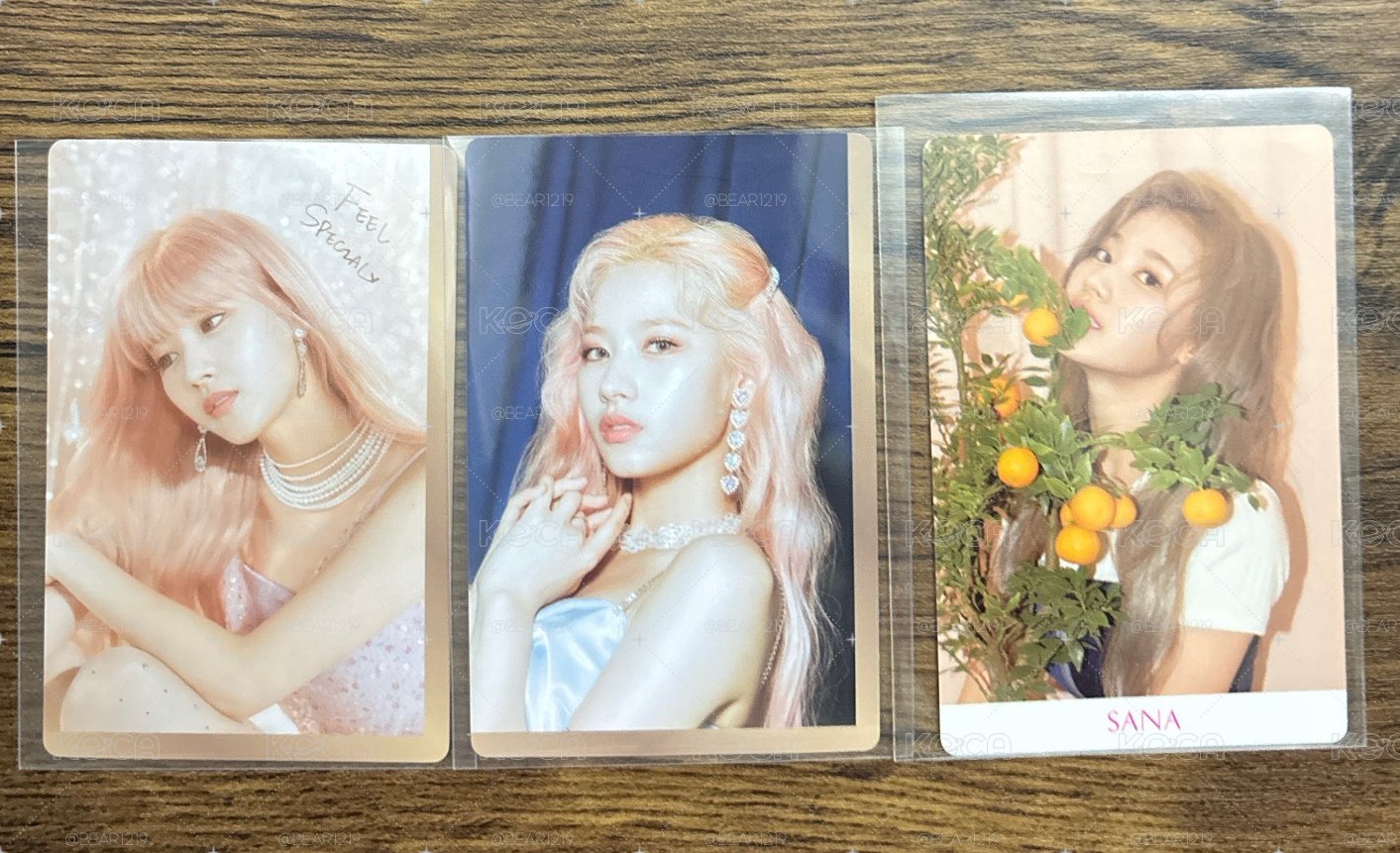 SANA💜預售禮3張