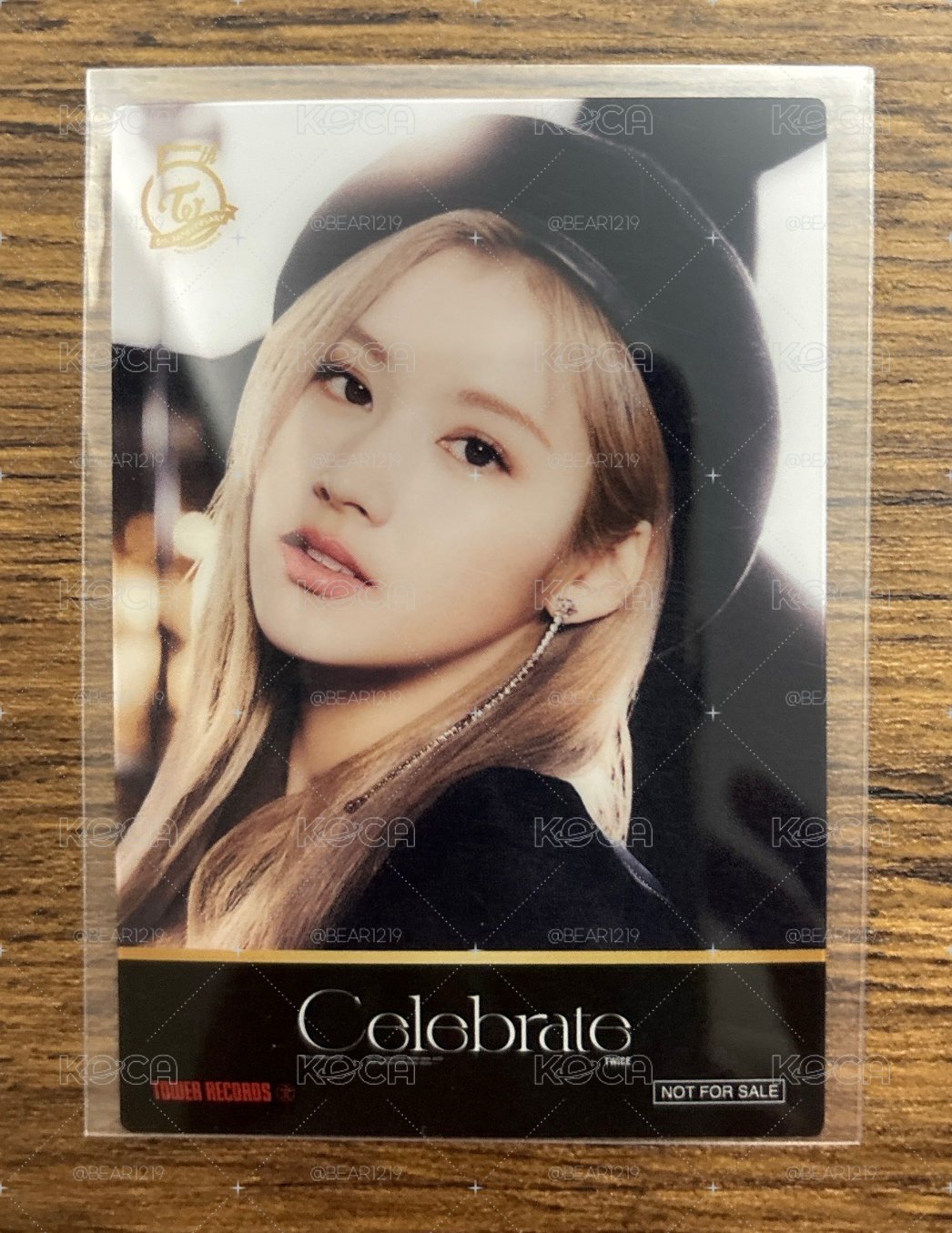 SANA💜Celebrate塔店特典卡 