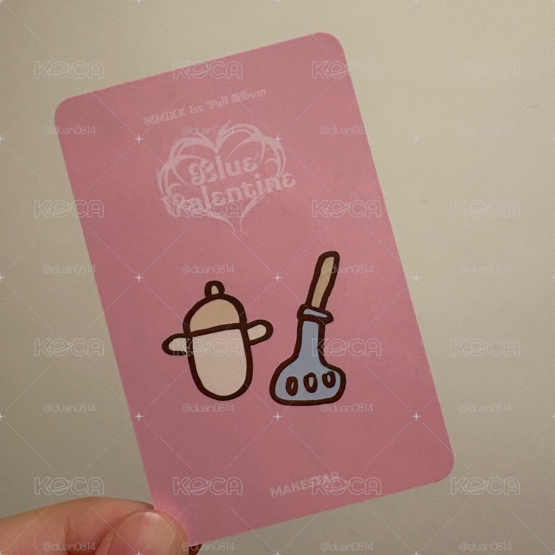 蛋糕莉 圖二為塗鴉卡背