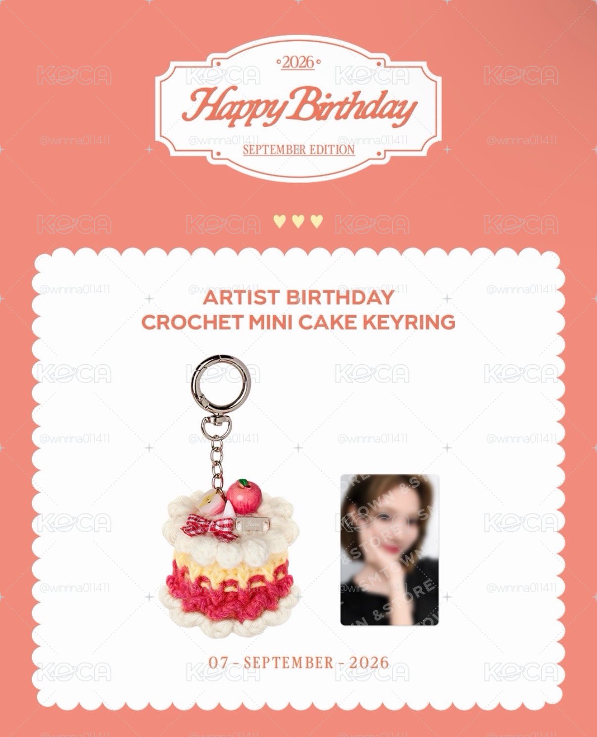 Hearts2Hearts Jiwoo 生日週邊（線上預購）