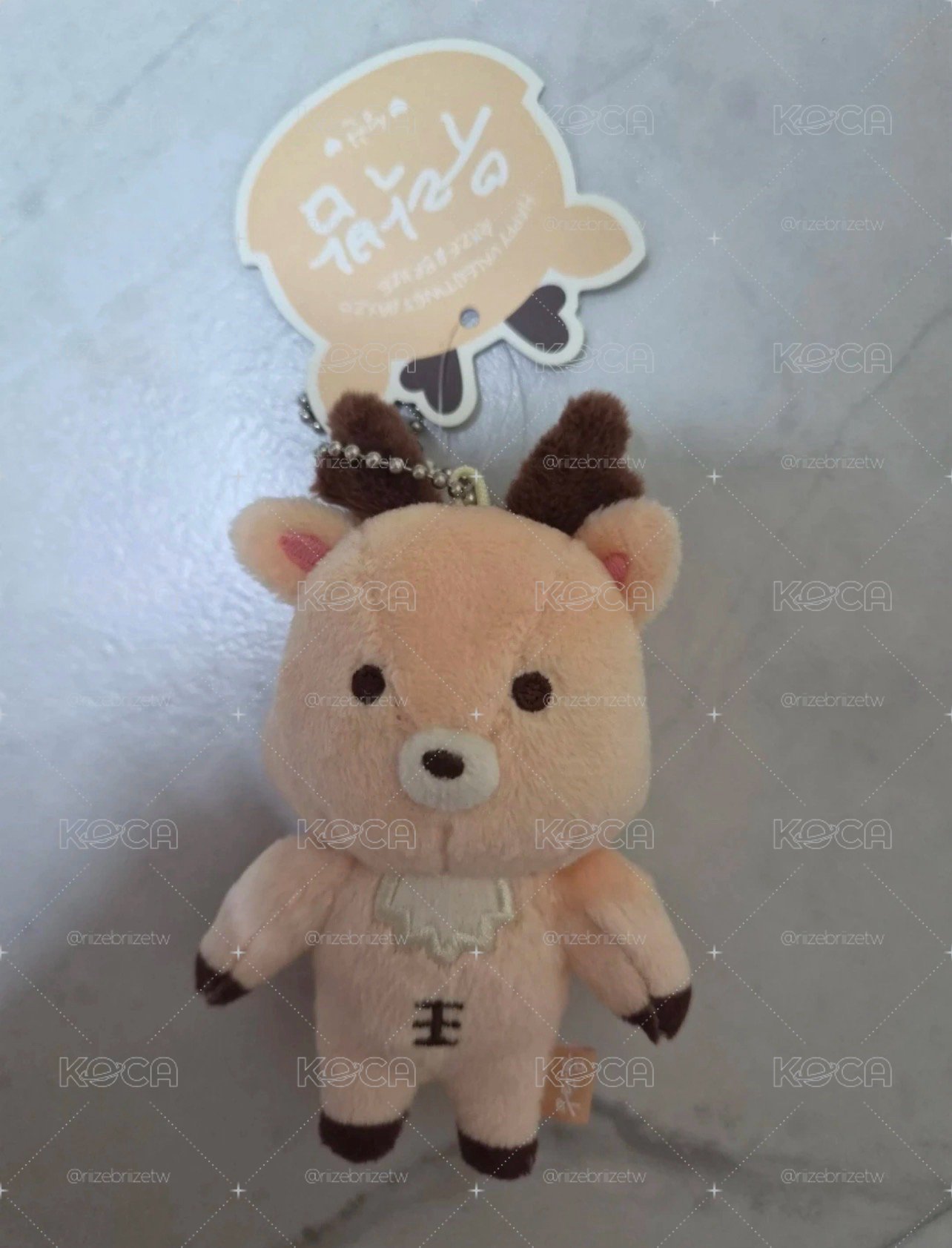情人節 原皮 烏拉鹿 10cm - 全新有吊牌