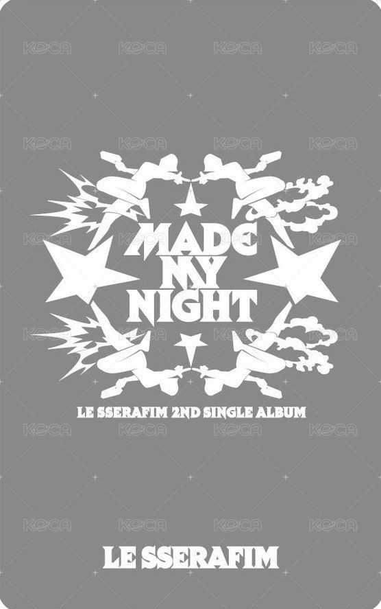 Made My Night 日咖 1.0 幸運卡  背面