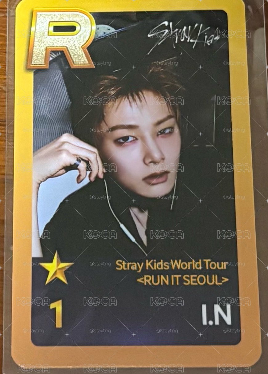 stray kids run it音遊卡-寅