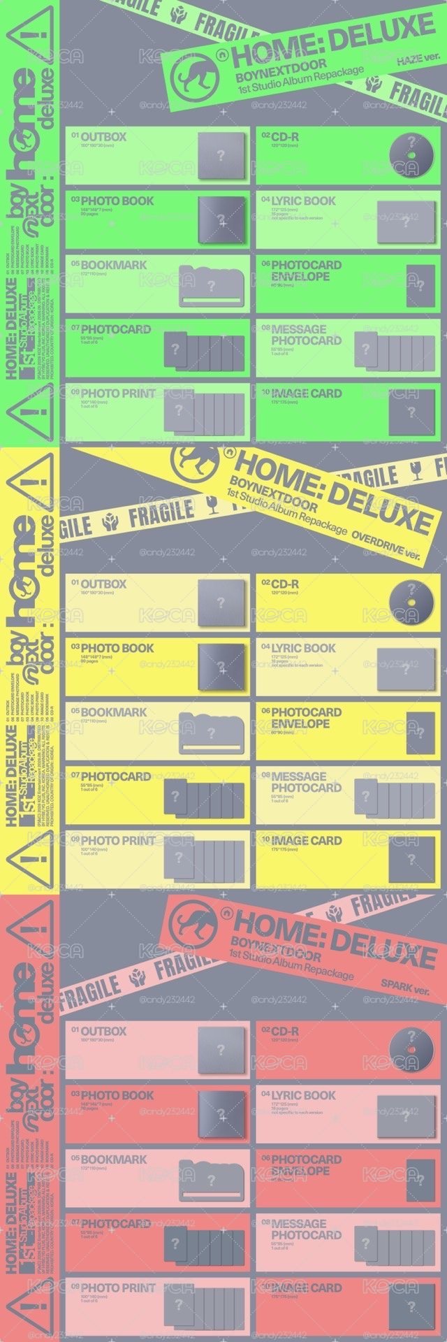 🚪BOYNEXTDOOR 1st Studio Album [HOME] 單張隨機