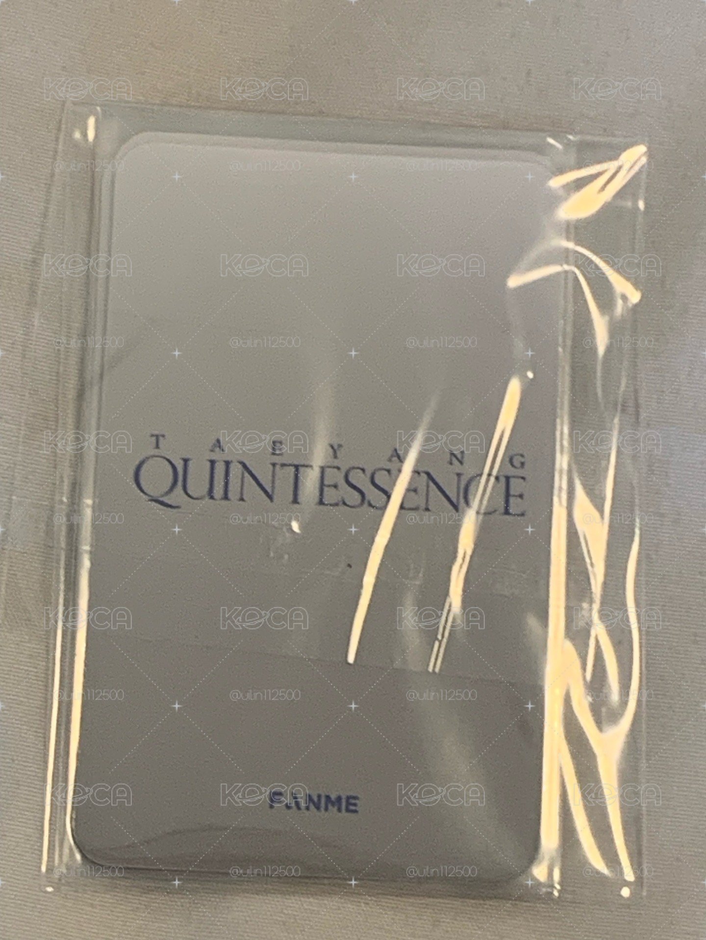 Taeyang太陽 - Qunintessence game 台北線下簽售小卡