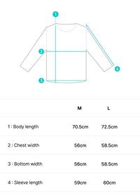     長袖 T-shirt(M)