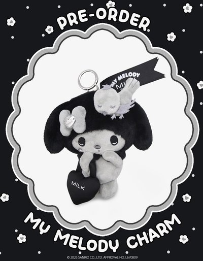 MILK x MY MELODY 💎眼淚吊飾娃娃