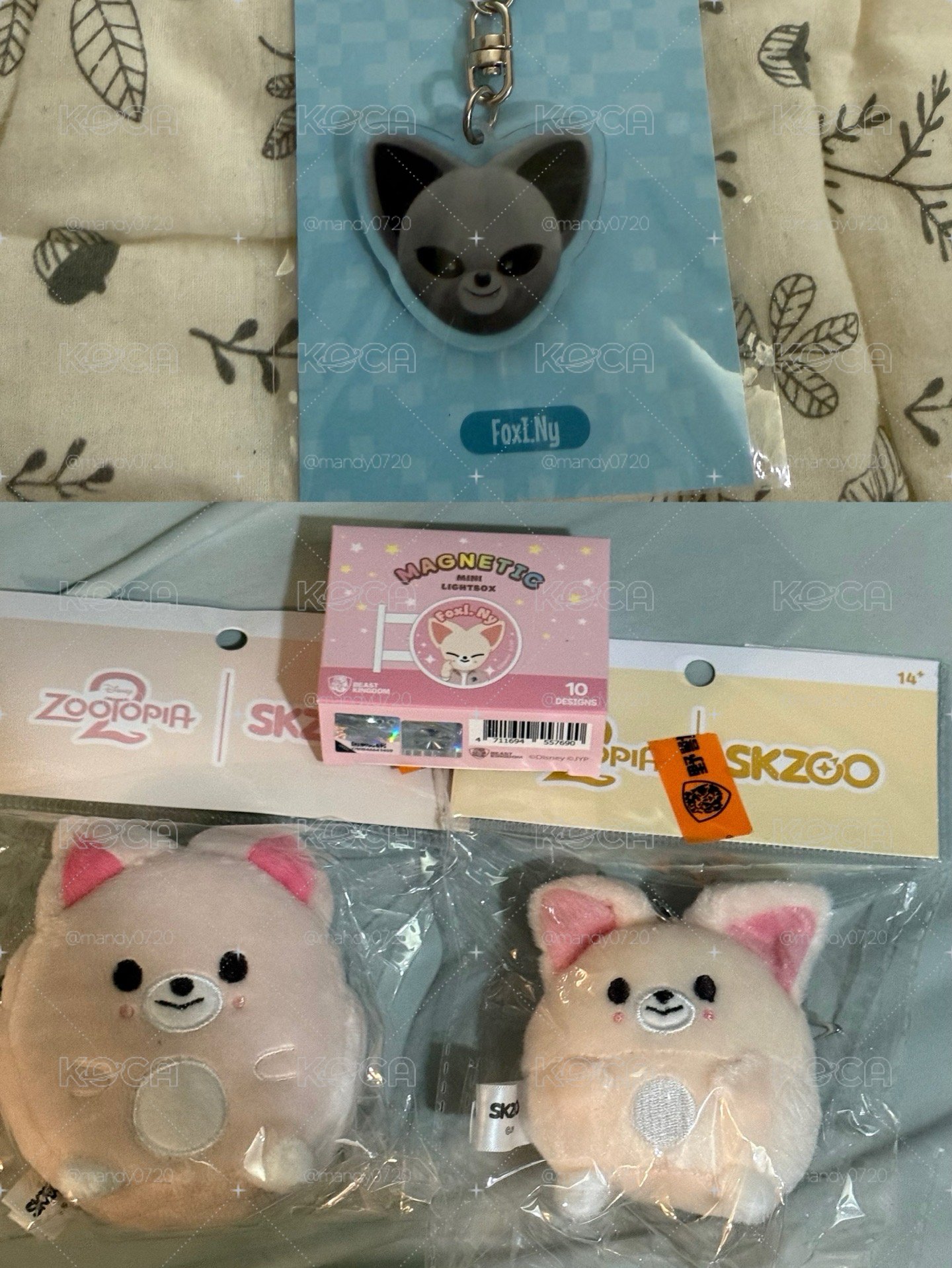 (未拆現貨）Foxl.NY 公仔+零錢包+徽章+鑰匙圈