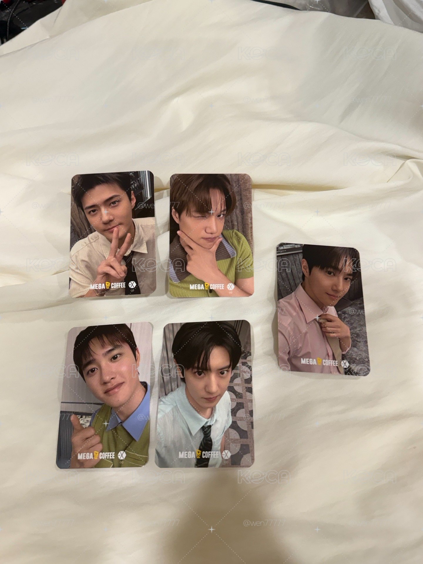 韓國MEGAxEXO 聯名小卡