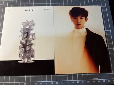 EXO 燦烈 小卡 明信片