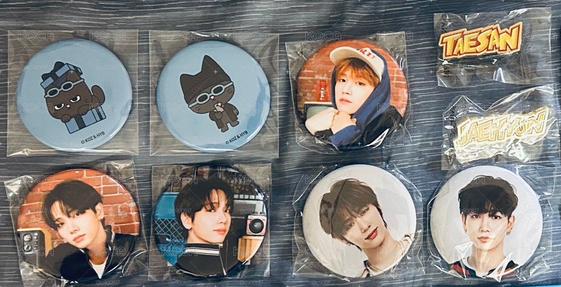 BOYNEXTDOOR 日巡 BBNEXDO 徽章 RIWOO 李常赫 JAEHYUN 明宰鉉 TAESAN 漢東旼