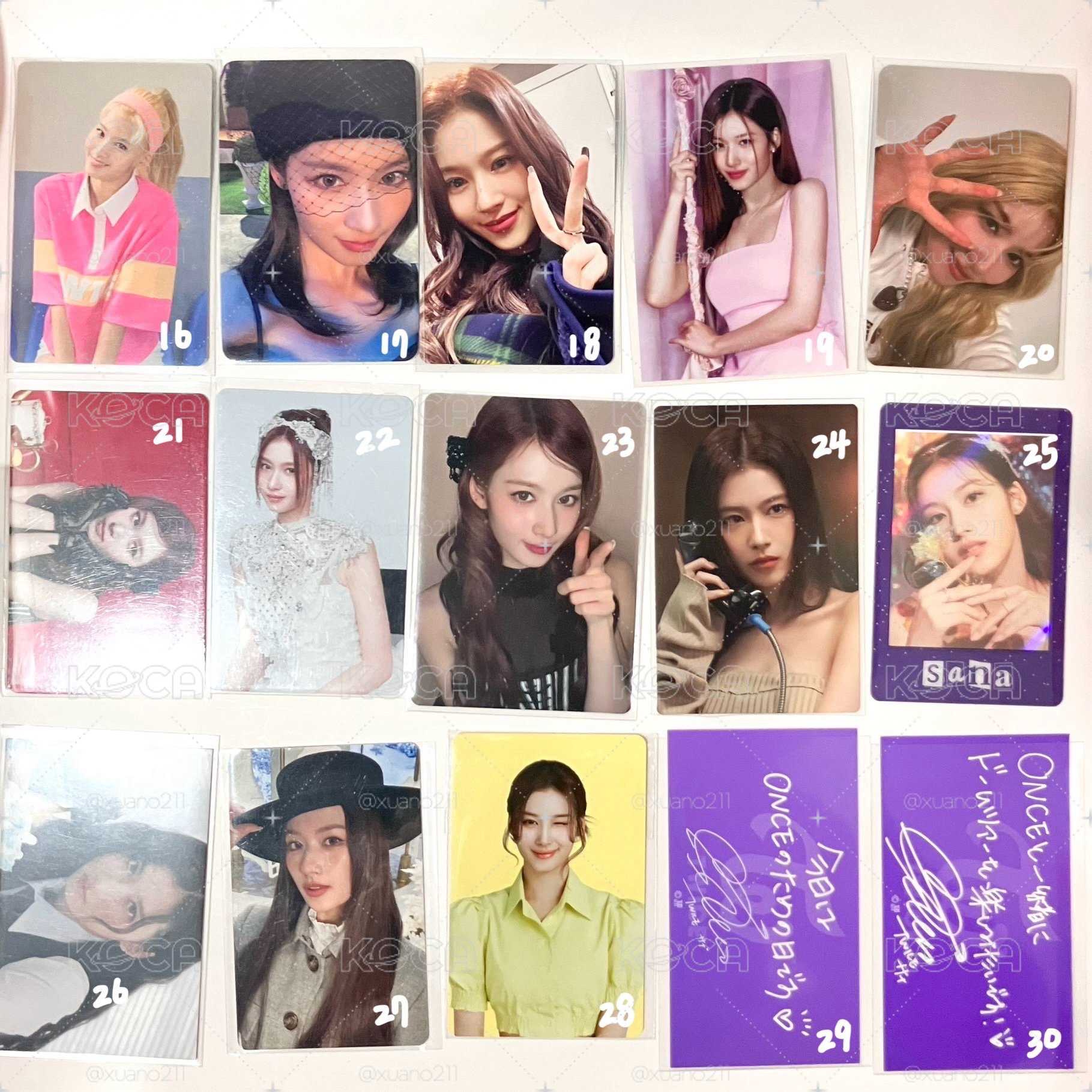Sana 特典們 💜
