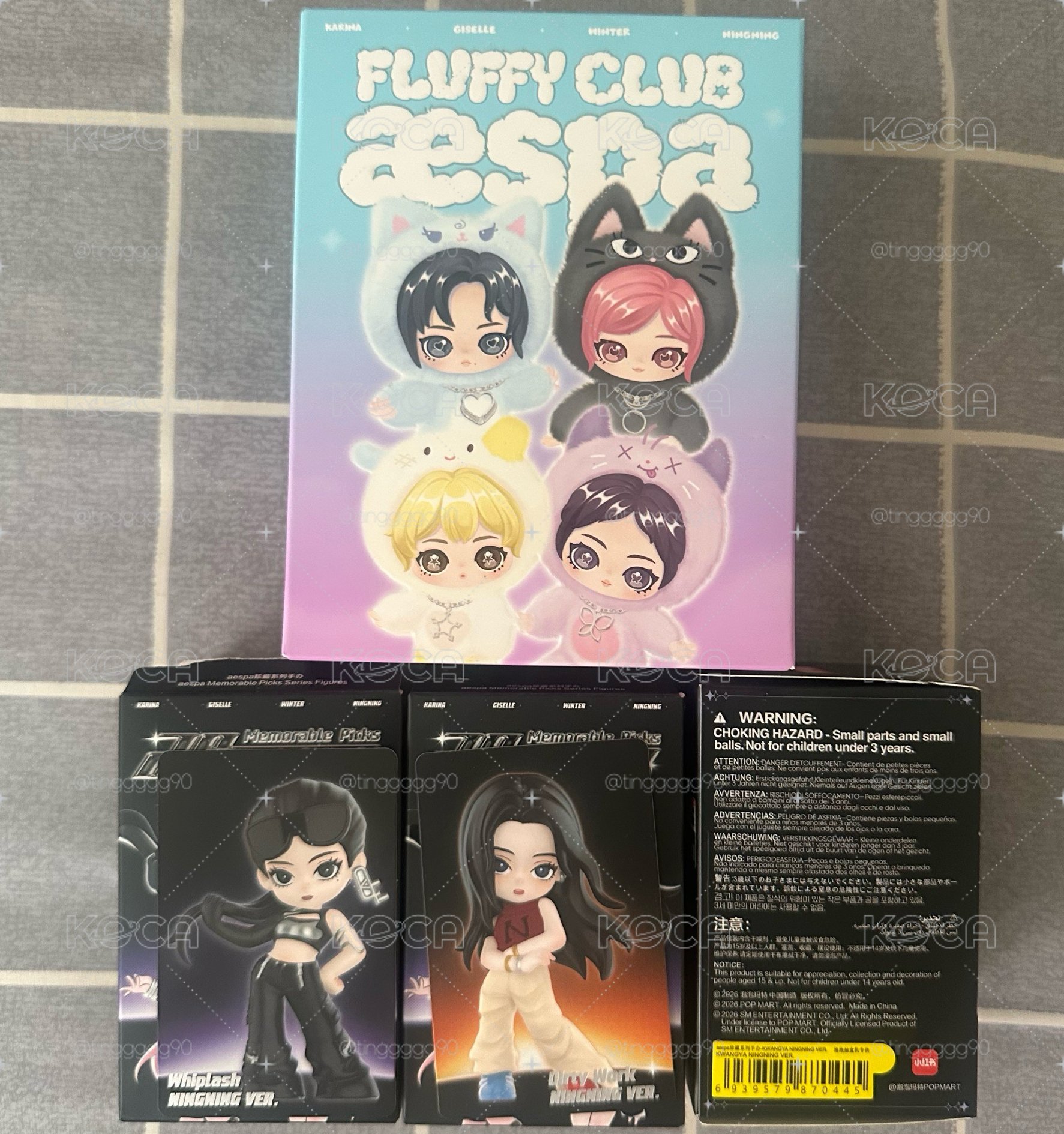 aespa x pop mart 寧普款+隱藏set