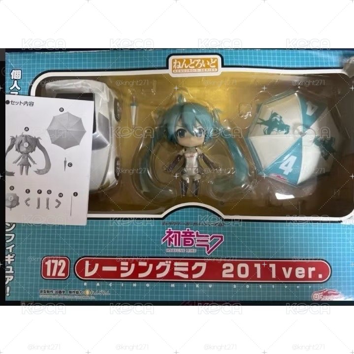 現貨<美品> 日版 GSC 172 黏土人 賽車 初音 2011年 版本 Q版 可動