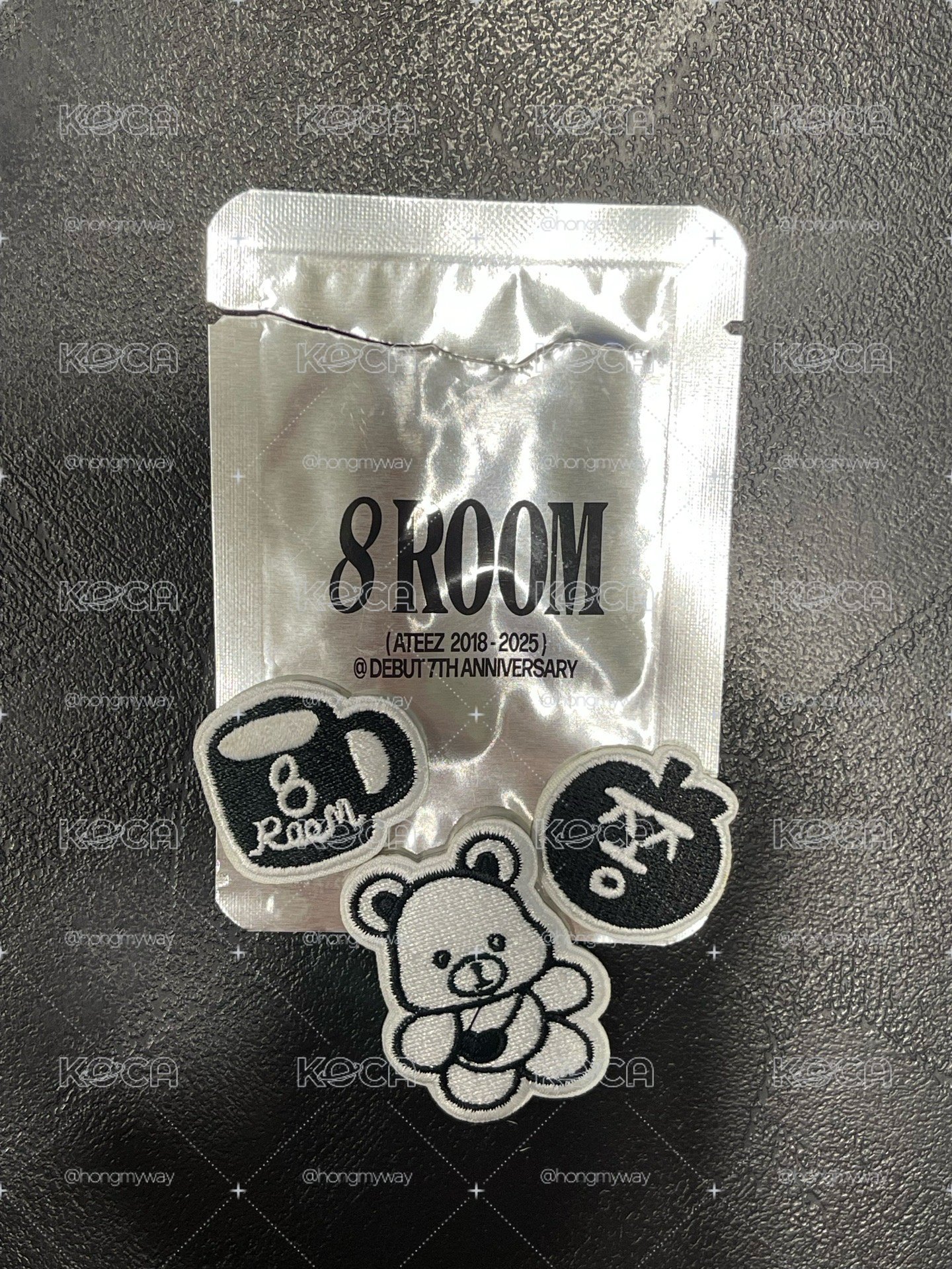 ATEEZ 8ROOM 鍾浩 刺繡貼 燙布