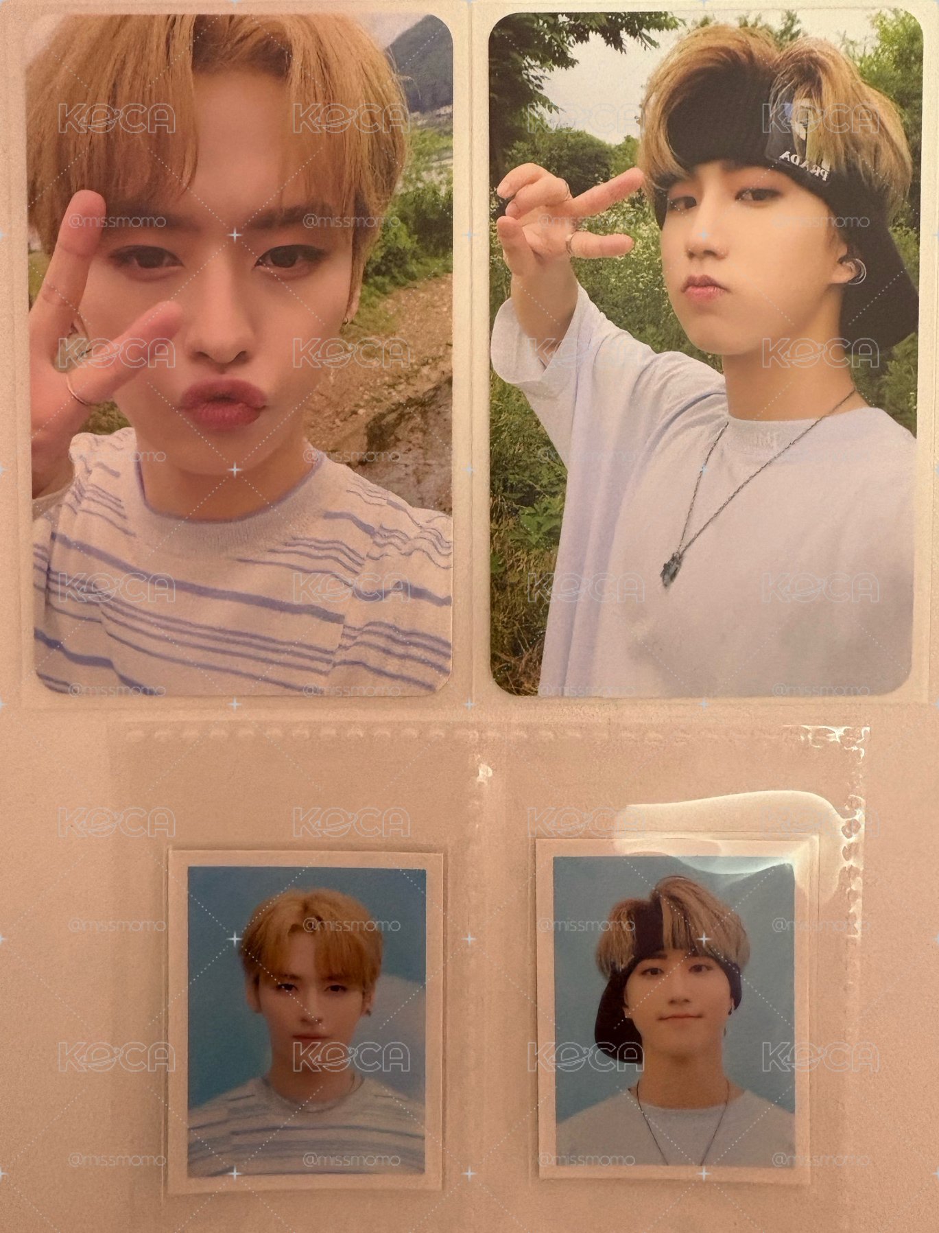 Stray kids 李旻浩 韓知城 2期會員禮 會員禮卡 證件照