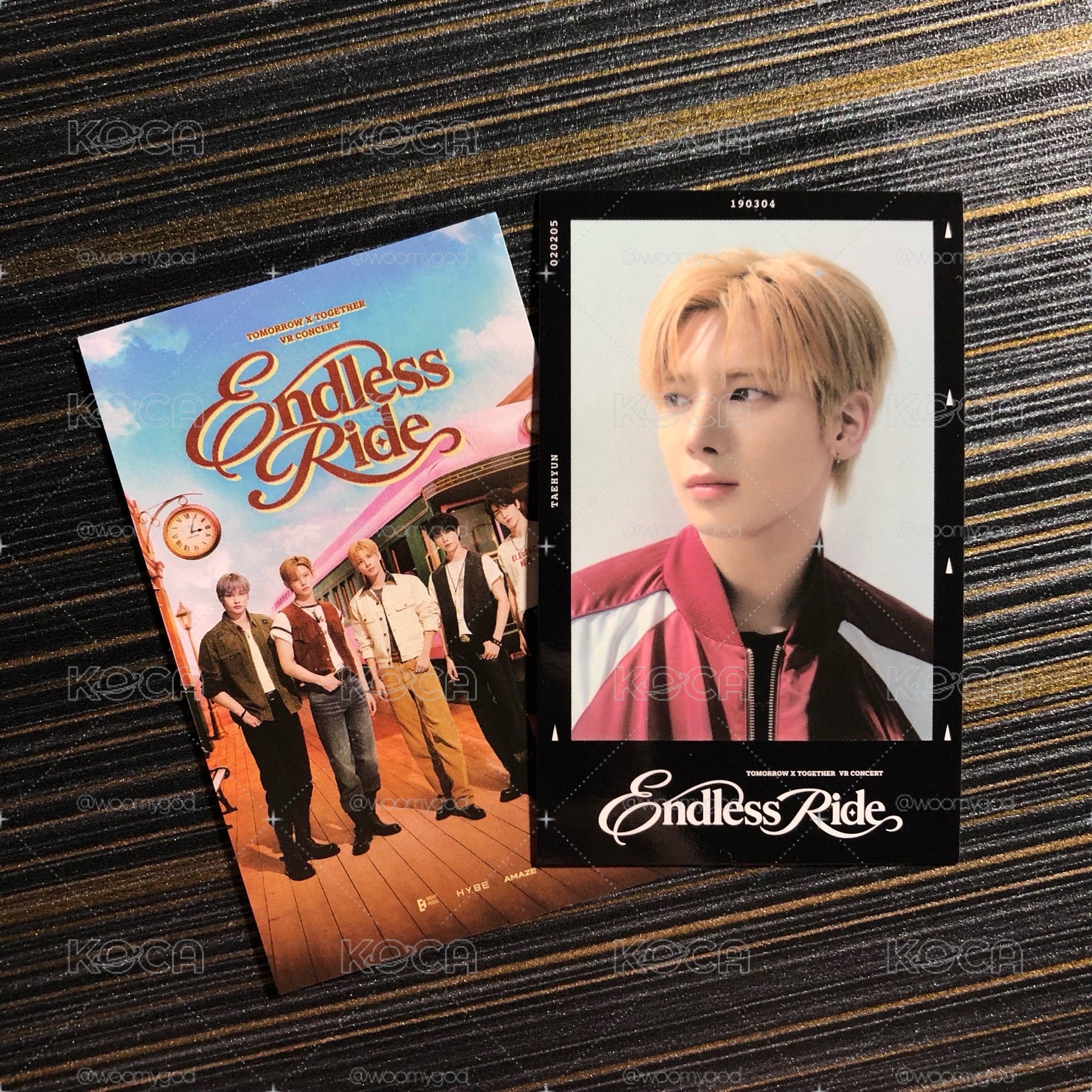 TXT ENDLESS RIDE VR電影 特典小卡 太顯