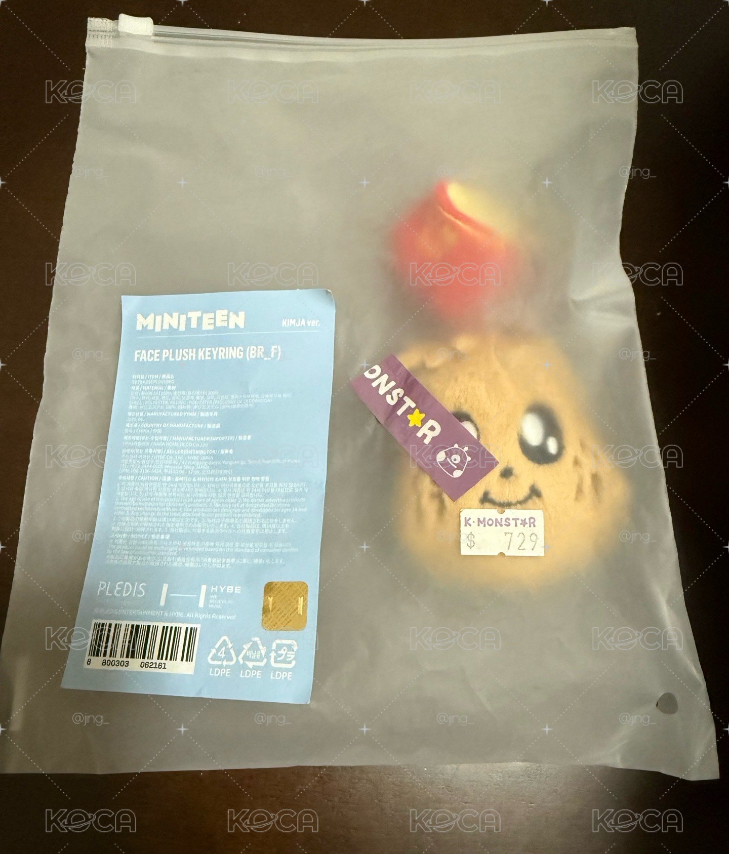 miniteen奎大頭吊飾