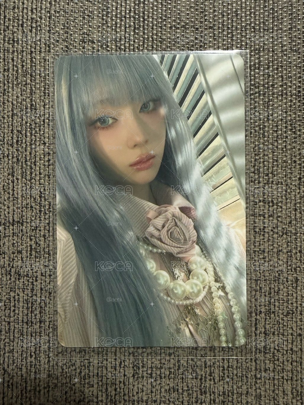 aespa 藍髮冬冬