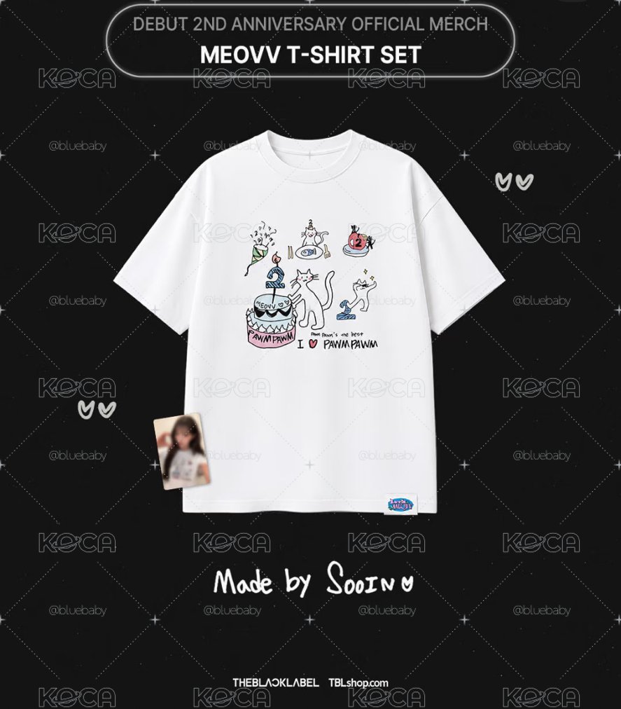 Meovv 二週年衣服 不用二補 Sooin Gawon Anna narin Ella 周年 