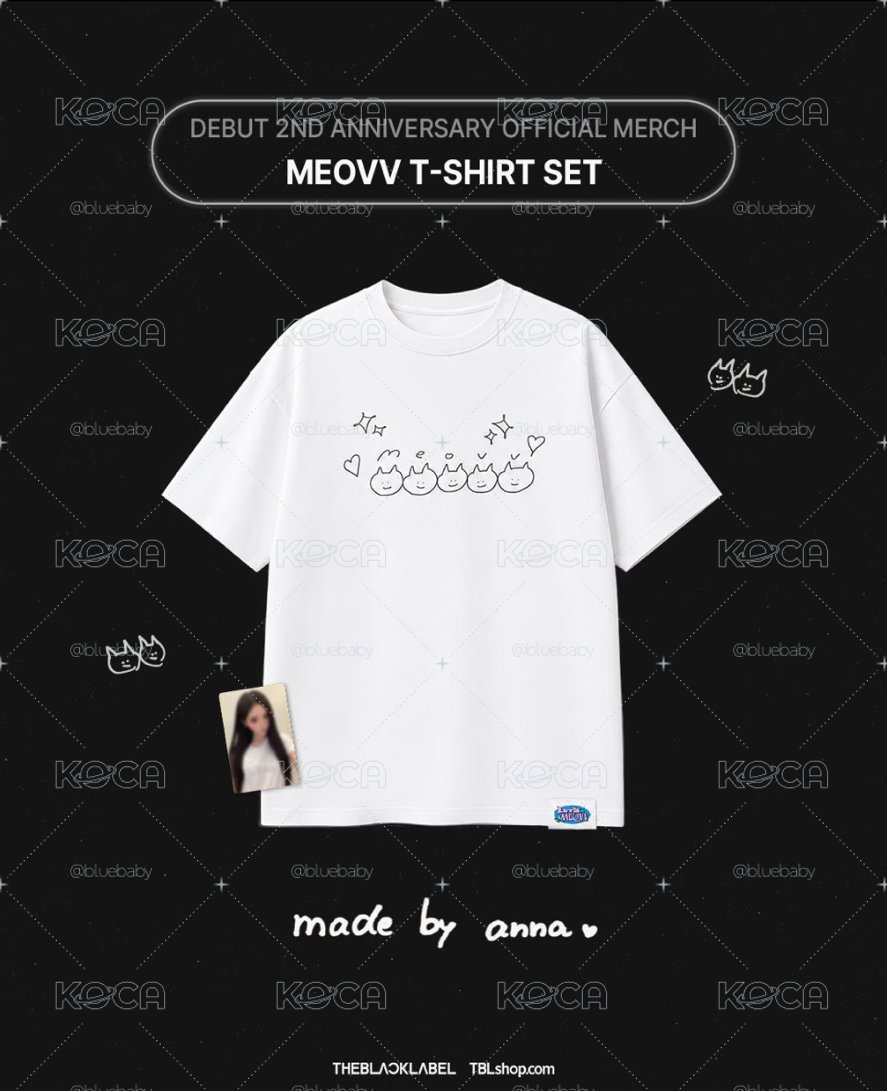 Meovv 二週年衣服 不用二補 Sooin Gawon Anna narin Ella 周年 