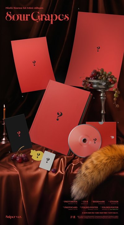 NiziU Korea 1st mini album [Sour Grapes]