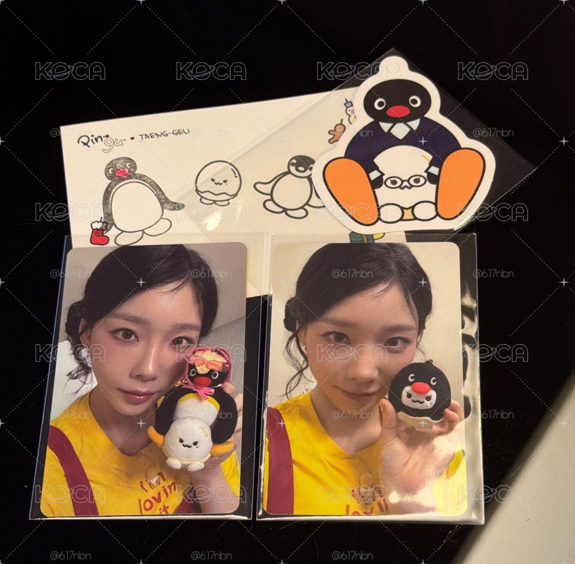 泰妍 x PINGU 滿額卡 送展覽限定吊飾