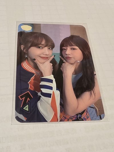 鄭恩地  尹普美 特典卡 APINK 恩地 普美