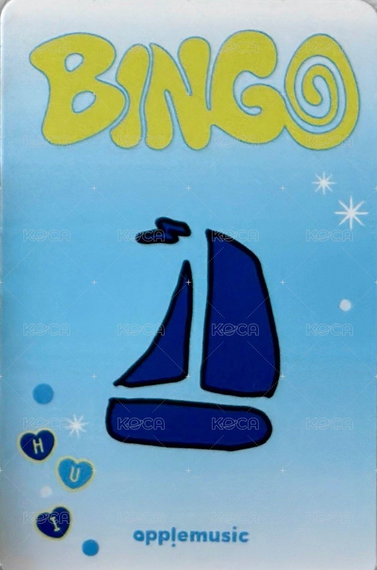 Digital Single ‘BINGO‘ 專輯卡  背面