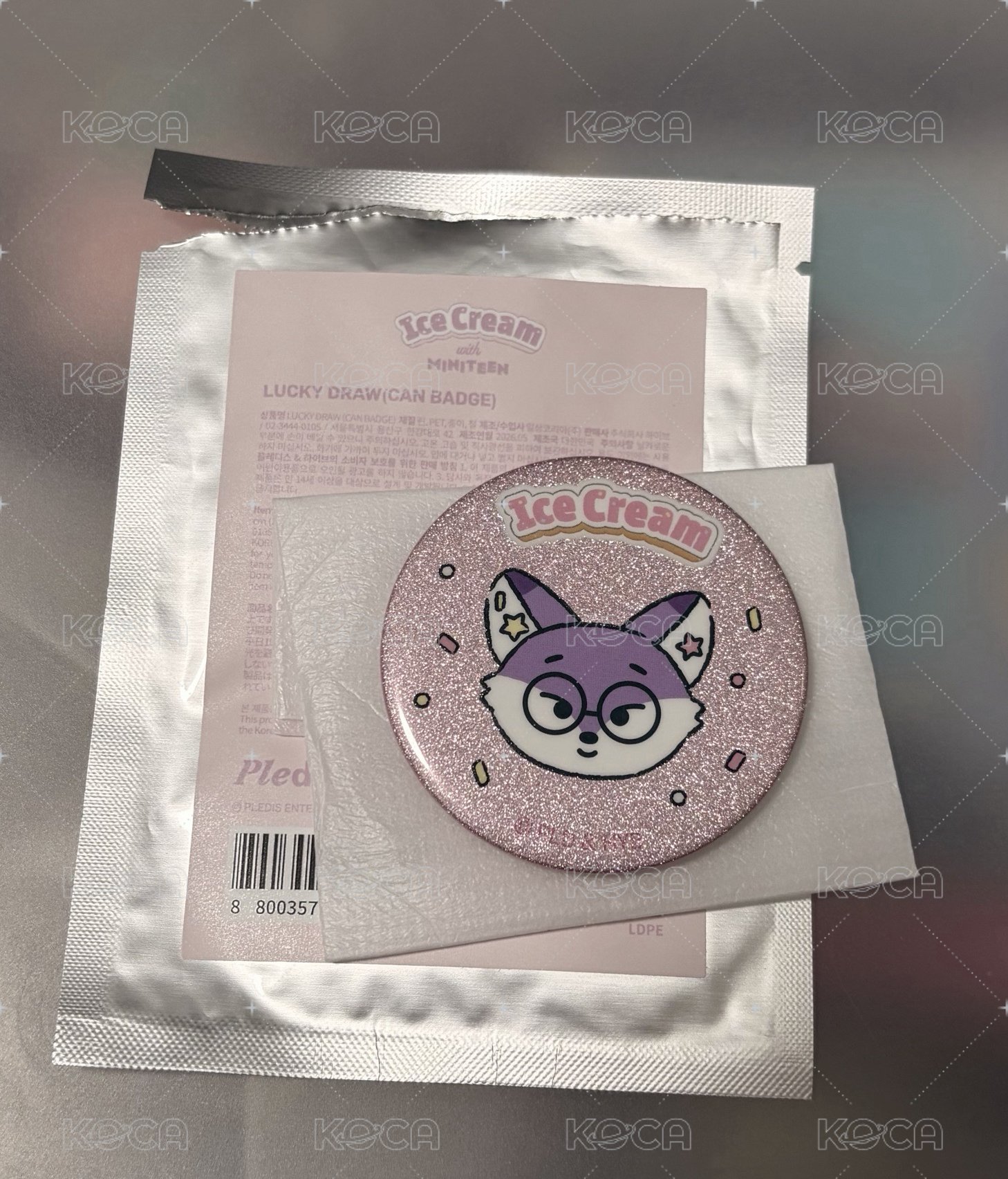 圓 徽章+快閃店愛心筆