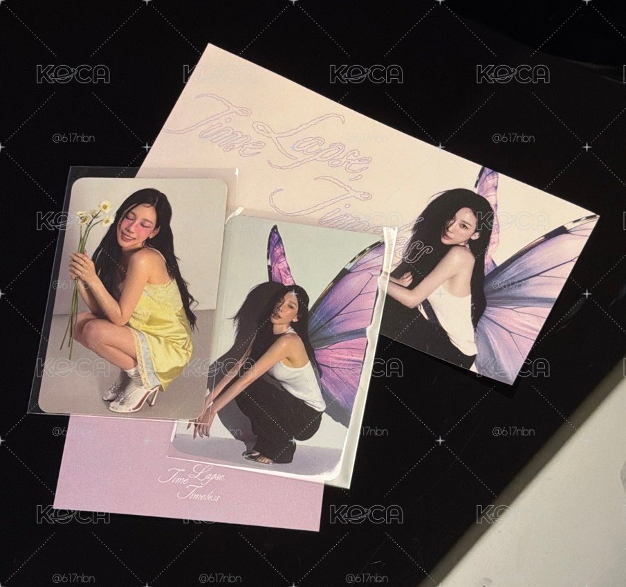 TAEYEON 10週年展覽 滿額卡 送入場小卡